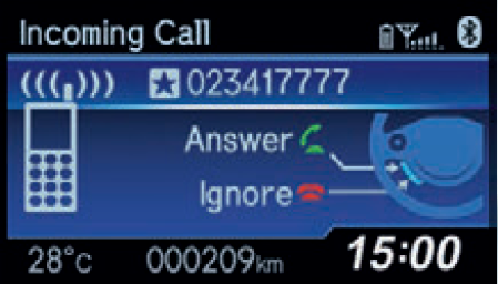 Honda handsfree telephone #7