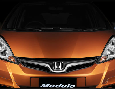 กระจังหน้าแบบโครเมียม Honda Jazz แต่ง