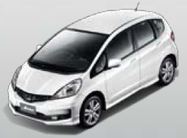Honda Jazz สีขาว
