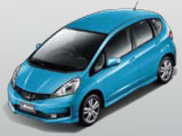 Honda Jazz สีฟ้า