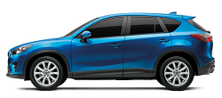 Mazda CX-5 สีฟ้า สกายบลู ไมก้า