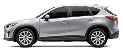 Mazda CX-5 สีเงิน อลูมินั่ม เมทัลลิค