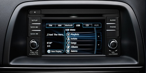 ระบบเชื่อมต่อ USB Mazda CX-5
