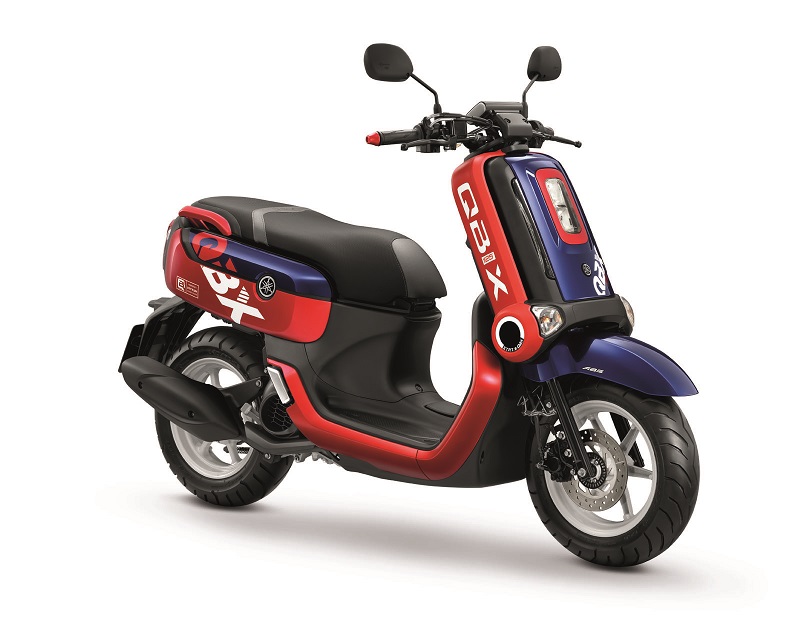 Yamaha QBIX รุ่น ABS สีน้ำเงิน-แดง