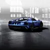 GT Configurator: Liquid blue Ford GT rear three quarter