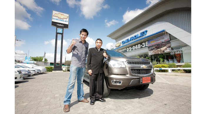 คุณปอ ทฤษฏี สหวงษ์ ร่วมเป็นครอบครัวเดียวกับเชฟโรเลต