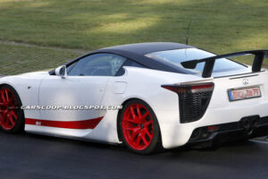 แอบซุ่ม! Lexus นำรถสปอร์ต "LF-A" วิ่งทดสอบครั้งล่าสุดในเยอรมัน