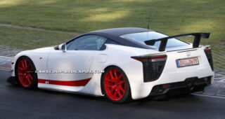 แอบซุ่ม! Lexus นำรถสปอร์ต "LF-A" วิ่งทดสอบครั้งล่าสุดในเยอรมัน