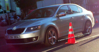 ไม่รอด! ทีมงาน Carscoop แอบถ่าย "2013 Skoda Octavia Mk3" ล่าสุดในชิลี