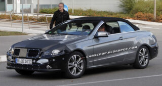 รุ่นใหม่สุด? ช่างภาพแอบถ่าย "Mercedes-Benz E-Cabriolet" โฉมใหม่ปี 2014