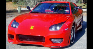 หัวใส! เจ้าของรถ Mitsubishi 3000GT coupe ดัดแปลงเป็น Ferrari F430 ขายบน eBay