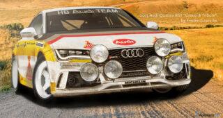 ลงแข่งขัน! Audi RS7 Sportback รุ่นใหม่ลงแข่งขันใน "Group B Rally Car"