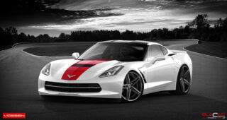 ไม่ต้องเดา! เผยภาพ "Corvette Stingray" รุ่นใหม่ล่าสุดพร้อมชุดแต่งจาก Vossen Wheels