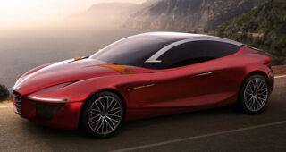 ใหม่ล่าสุด! Alfa Romeo เปิดตัวรถแบบ "Gloria Concept" พร้อมเปิดตัวในงาน Geneva Motor Show