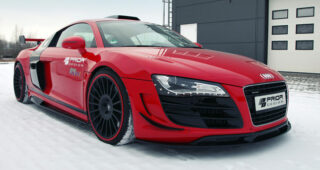 สะดุดตา! Prior Design's แต่งรถ "Audi R8 GT650" โพสต์ภาพสุดสวยบนพื้นหิมะขาวโพลน