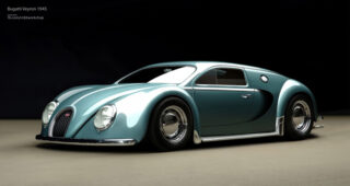 เต่าทรงพลัง! Bugatti Group จับมือ VW พัฒนารถ "Bugatti Veyron" รูปทรงแบบเต่าดั้งเดิม