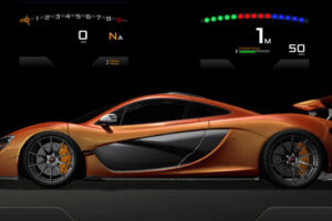 สุดไฮเทค! McLaren เผยภาพหน้าปัดดิจิตอลของรถ "P1 Hypercar" ตามแบบรถแข่งสูตร1 สุดหรู