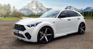 ล้อหนูสวย! Vossen Wheels+Rus Wheels จับมือเปิดตัวรถ "Infiniti FX" งามหยดย้อย