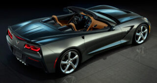 หลุด! ภาพบางส่วนของ 2014 Corvette Stingray Convertible