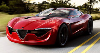 นักออกแบบชื่อดังเผยภาพ "Alfa Romeo 6C Sports Coupe Concept" คู่แข่งรถสปอร์ตสุดหรู