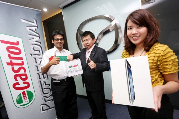 "Castrol" ผนึก "Mazda" มอบ iPad เอาใจคนรักรถ