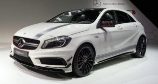 Mercedes-Benz เปิดตัวรถแบบ "A45 AMG" เครื่องยนต์สุดแรงถึง 355 แรงม้า