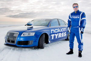 ทำลายสถิติ! Audi RS6 จากค่าย Nokian Tyres เร่งสูงสุด 336km/h บนน้ำแข็ง