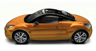 เผยโฉมรถ "Peugeot RCZ" ด้าน Top View ก่อนจัดโชว์ในงาน "Geneva Auto Show"