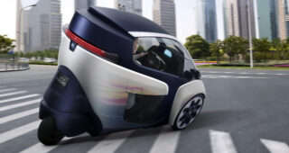 Toyota เปิดตัวรถสามล้อ "i-ROAD Concept" แห่งโลกอนาคต