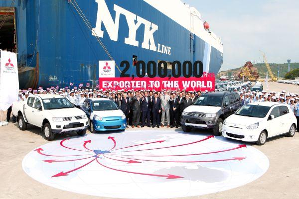 MITSUBISHI ประกาศความสำเร็จในการส่งออกรถยนต์ที่ผลิตโดยฝีมือคนไทย