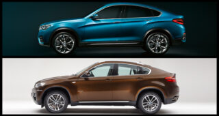 BMW เผยข้อมูล X4 เทียบกับ X6