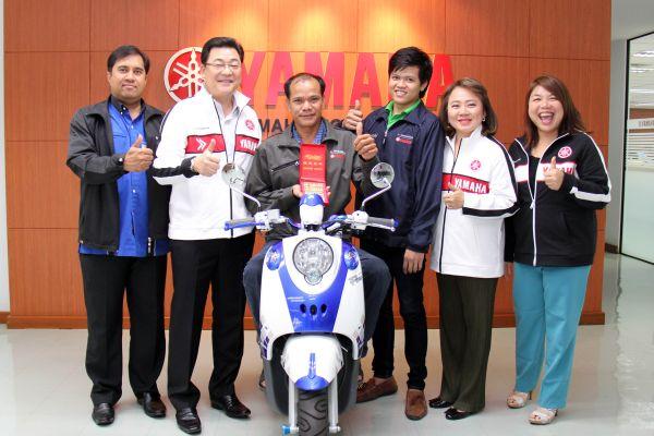 Yamaha แจกทองคำมูลค่า 1 ล้านบาท ฉลองยอดขายยามาฮ่า ฟีโน่