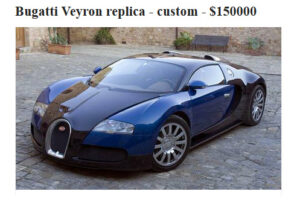รถเลียนแบบ Bugatti ราคาสุดโหด $150,000