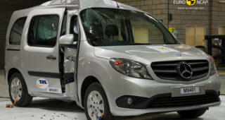 "Mercedes-Benz Citan" ไม่ผ่านทดสอบมาตรฐาน NCAP Safety