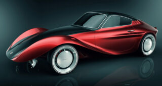 นักออกแบบหนุ่มพลิกคืนชีพรถอย่าง "Moretti 750 Grand Sport"