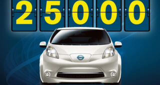 Nissan Leaf ยอดขายทะลุ 25,000 คัน ในอเมริกา!