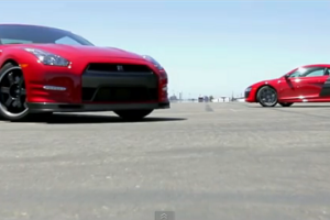 MT จัดทดสอบประชันรถ "Nissan GT-R Track และ Audi R8 V10 Plus"