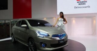 Mitsubishi Ecocar Sedan “Concept G4” ร่วมโชว์ใน Shanghai Motor Show 2013