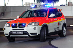 BMW X3 SUV กับการเป็นรถพยาบาลฉุกเฉิน ในประเทศเยอรมัน