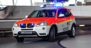 BMW X3 SUV กับการเป็นรถพยาบาลฉุกเฉิน ในประเทศเยอรมัน