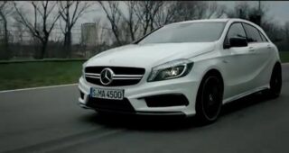 Mercedes-Benz ออกวีดีโออธิบายรายละเอียดและคุณภาพของรถแบบ "A45 AMG"
