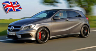 Mercedes-Benz A45 AMG 355 แรงม้า เยือนแดนผู้ดี ด้วยราคา £37,845