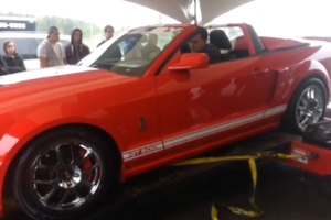 Ford Mustang-based Shelby GT500 Convertible เปิดประทุนเกิดระเบิดขณะทดสอบ dynometer