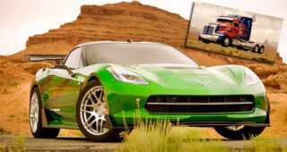 Michael Bay เผยเตรียมนำรถ "Corvette Stingray" สีเขียวสดมาใช้ใน Transformers 4