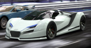 รถแห่งอนาคต "Audi R10 Concept" ผลงานโดยนักออกแบบชาวเสปน