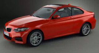 ข่าวกรองเผยภาพ BMW 2-Series Coupe รุ่นใหม่ในแบบจำลอง 3D