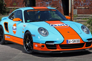 Porsche 911 Turbo 650 แรงม้า หุ้มตัวถังจาก Gulf Oil