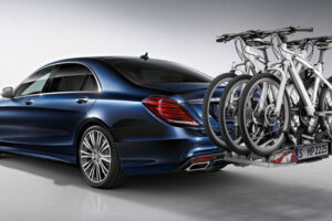 Mercedes-Benz S-Class กับชุดแต่ง Genuine Accessories พร้อมแร็คเก็บจักยาน