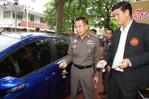 สตช.สาธิตป้องกันภัยโจรกรรมรถยนต์