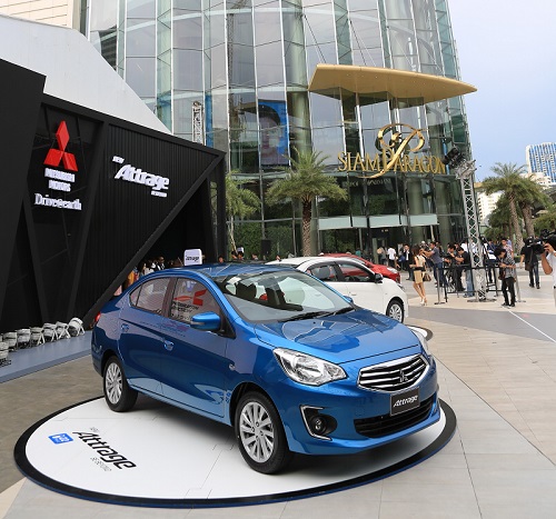 ตารางกิจกรรม "Mitsubishi Attrage" โรดโชว์